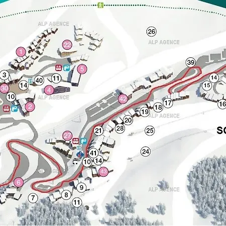 Le Squaw Valley - Divisible 4 Pers - Le Squaw Valley -040sq- Plagne Villages Mae-6004 Apartment La Plagne